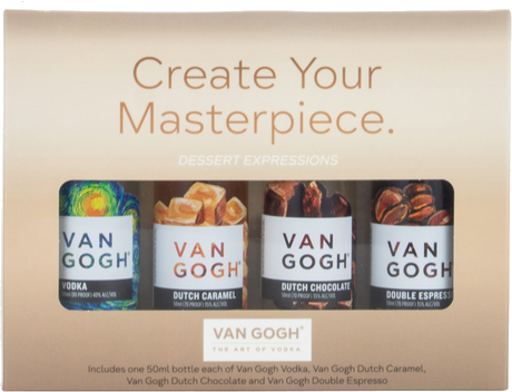 VAN GOGH DESSERT PACK SAMPLER 4X 50ML