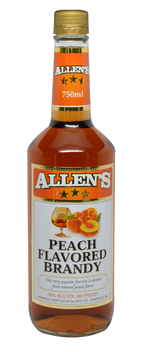 ALLENS PEACH BRANDY