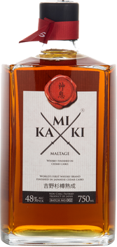 KAMIKI MALTAGE JAPANESE WHISKEY IN CEDAR