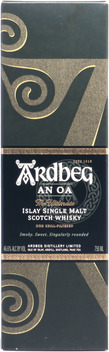 ARDBEG AN OA ISLAY SINGLE MALT WHISKEY