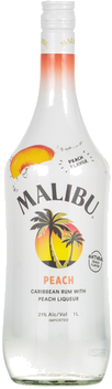 MALIBU PEACH CARIBBEAN RUM &amp; PEACH LIQ
