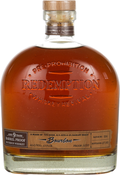 REDEMPTION 9 YR BRL PROOF BOURBON