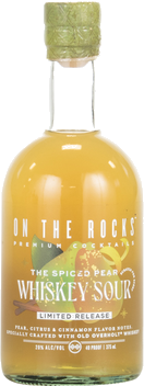ON THE ROCKS SPICED PEAR WHISKEY SOUR