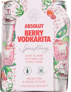 ABSOLUT BERRY VODKARITA 4PK