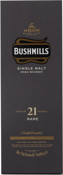 BUSHMILLS 21YR OLD MALT WHISKEY
