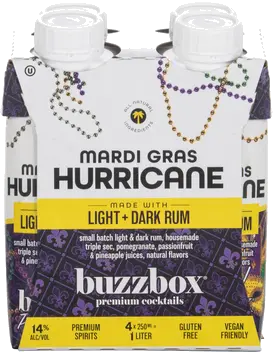 BUZZBOX HURRICANE COCKTAIL CARTON
