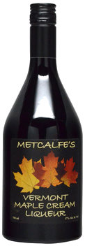 METCALFES VERMONT MAPLE CREAM LIQUEUR