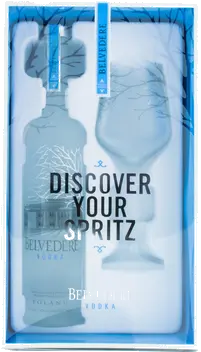 BELVEDERE PURE W/SPRITZ COLLECTION GLASS