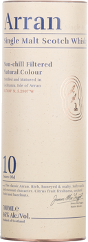 THE ARRAN 10YR NON CHILLFILTER SGL MALT