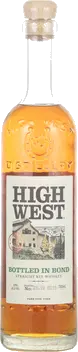 HIGH WEST BOTTLED IN BOND STRAIGHT RYE