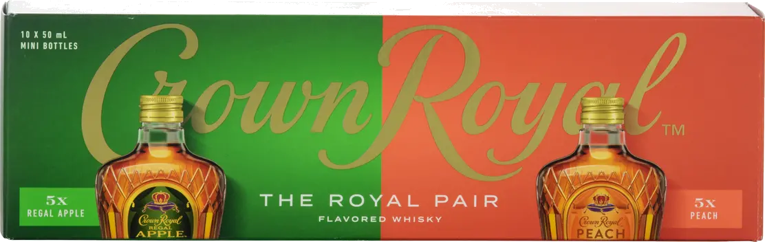 CROWN ROYAL 10PK PEACH&amp;APPLE