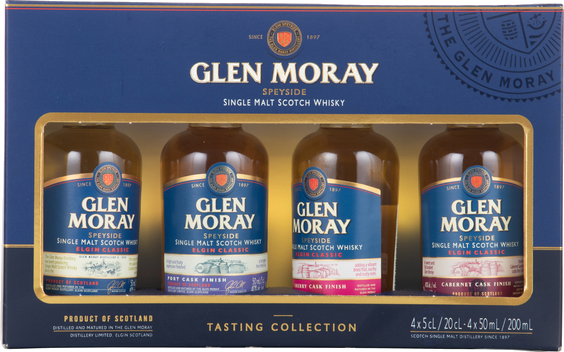 GLEN MORAY 50ML TASTING COLLECTION