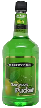 DEKUYPER PUCKER SOUR APPLE SCHNAPPS