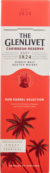 GLENLIVET CARRIBEAN RESERVE SINGLE MALT