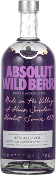ABSOLUT WILD BERRI VODKA
