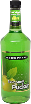 DEKUYPER PUCKER SOUR APPLE SCHNAPPS