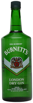 BURNETTS GIN