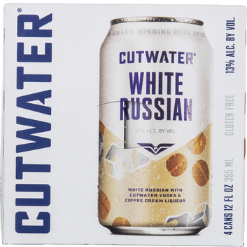 CUTWATER WHITE RUSSIAN 4PK