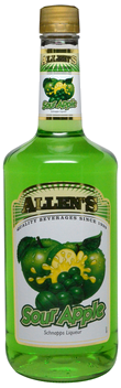 ALLENS SOUR APPLE SCHNAPPS