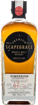 SCAPEGRACE DIMENSION NZ SINGLE MALT WSKY