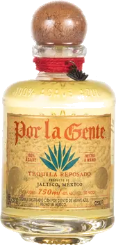 POR LA GENTE TEQUILA REPOSADO