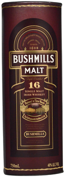 BUSHMILLS MALT 16YR IRISH SINGLE MALT