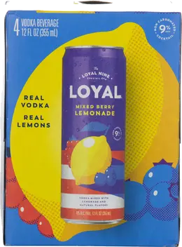 LOYAL 9 MIXED BERRY LEMONADE 4PK