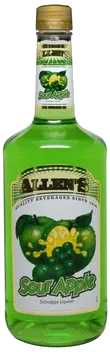 ALLENS SOUR APPLE SCHNAPPS