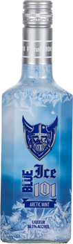 BLUE ICE 101 PRF PEPPERMINT SCHNAPPS LIQ