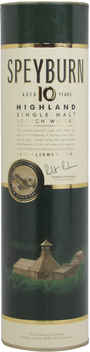 SPEYBURN 10YR SCOTCH BOTTLED SCOTLAND
