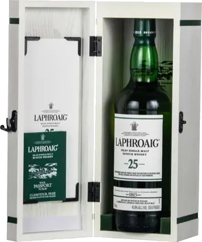 LAPHROAIG SINGLE MALT 25YR WHISKEY