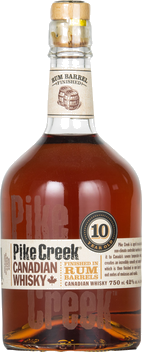 PIKE CREEK 10YR RUM BRRL CANADIAN WHISKY