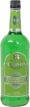 MR BOSTON SOUR APPLE SCHNAPPS