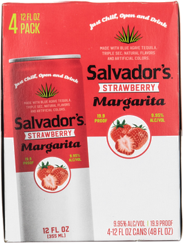 SALVADORES STRAWBERRY MARGARITA 4PK