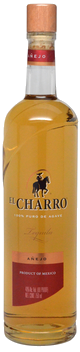 EL CHARRO 100% BLUE AGAVE ANEJO TEQUILA