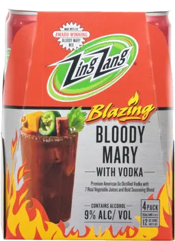 ZING ZANG BLAZING BLOODY MARY 4 PACK RTD