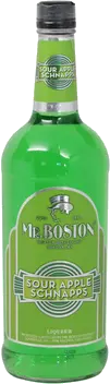 MR BOSTON SOUR APPLE SCHNAPPS