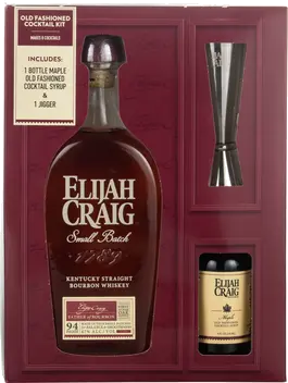 ELIJAH CRAIG SM BATCH W JIGGER &amp; SYRUP