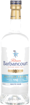 BARBANCOURT WHITE RUM 110 PROOF