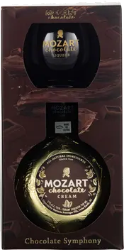 MOZART CHOCOLATE CREAM LIQUEUR W/GLASS