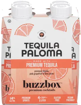 BUZZBOX TEQUILA PALOMA COCKTAIL CARTON