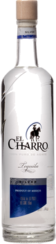 EL CHARRO 100% BLUE AGAVE SILVER TEQUILA