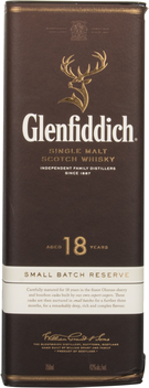 GLENFIDDICH 18YR ANCIENT RESERVE SCOTCH