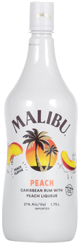 MALIBU PEACH CARIBBEAN RUM &amp; PEACH LIQ