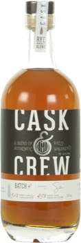 CASK &amp; CREW A BLEND OF RYE WHISKEY