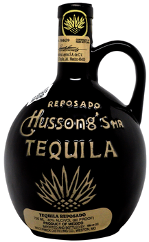 HUSSONGS REPOSADO 100% STONEWARE JUG