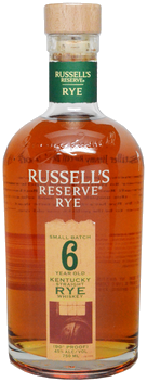 RUSSELLS RESERVE 6YR OLD RYE WHISKEY