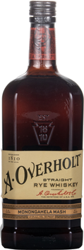 A OVERHOLT STRAIGHT RYE WHISKEY