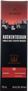 AUCHENTOSHAN 12YR SINGLE MALT SCOTCH