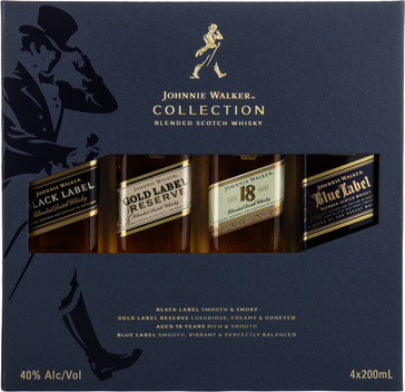 JOHNNIE WALKER FANTASTIC FOUR 4 PACK